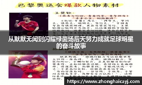 从默默无闻到闪耀绿茵场后天努力成就足球明星的奋斗故事